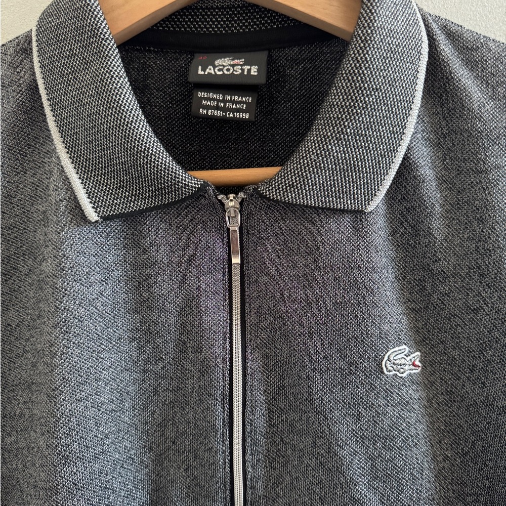 Lacoste - Metallic Gray Women’s Techno Polo